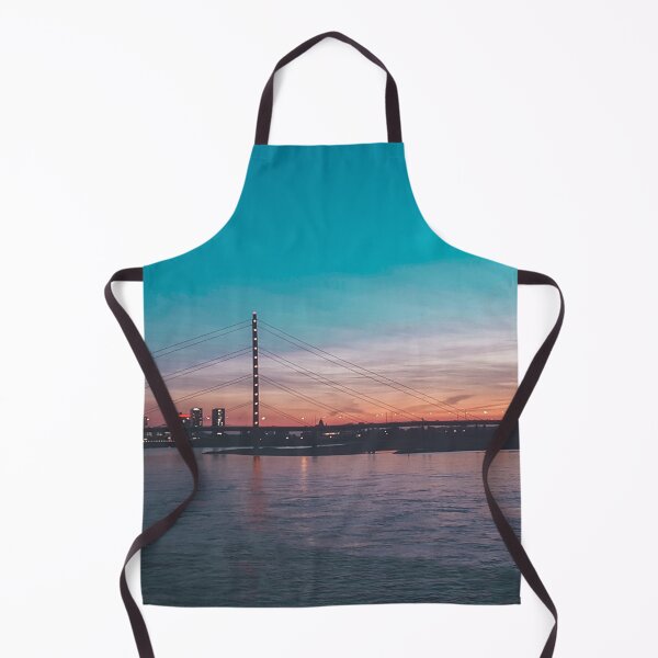 Item preview, Düsseldorf Rhine River Sunset designed and sold by HappyMarlen.
