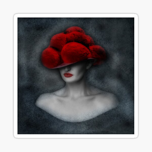 Schwarzwald Lady ART 1.0 Sticker
