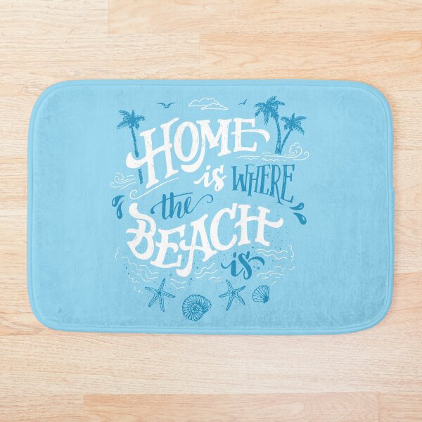 Item preview, El hogar es donde está la playa en color blanco designed and sold by PaulLesser.