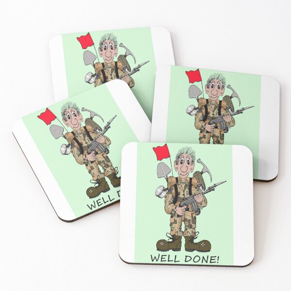 Item preview, Congratulations,Passed Exam, man dressed in armed forces uniform designed and sold by Michael Mills.