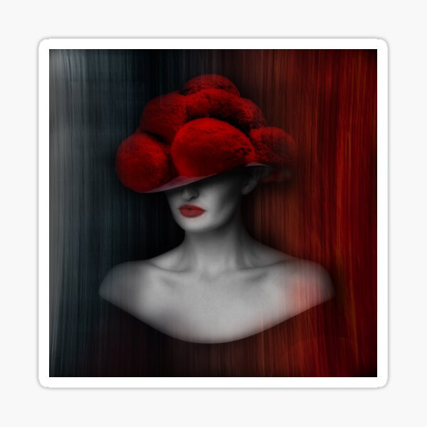 Schwarzwald Lady ART 2.0 Sticker