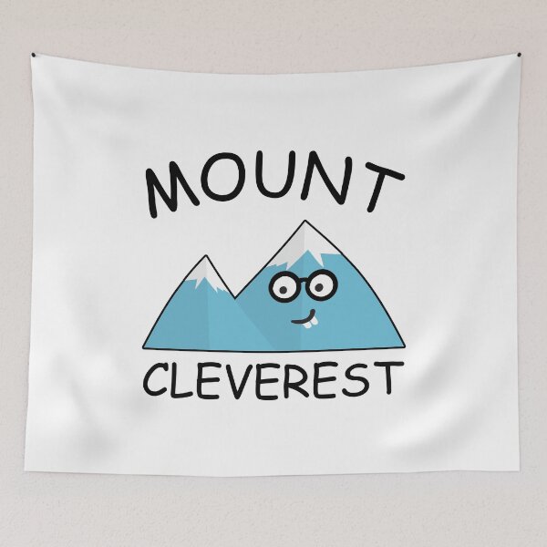 Item preview, Nerd Mount Cleverest Funny Everest Mountain Pun For Readers designed and sold by Scratches Tees.