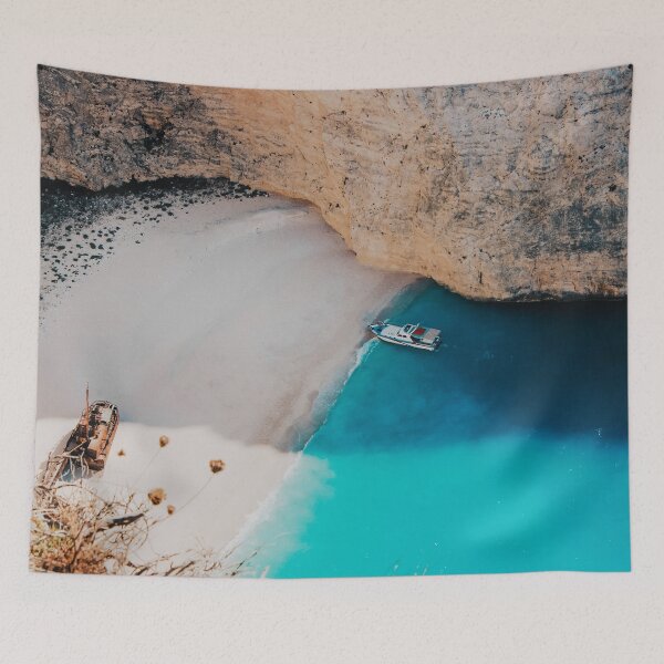 Item preview, Navagio Beach Shipwreck Bay designed and sold by HappyMarlen.