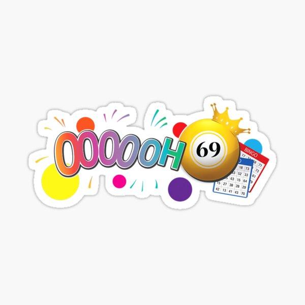 "Drag Queen Bingo Oooooh 69 Bingo Fan Lgbt Bingo Ball" Sticker by wentstore Redbubble