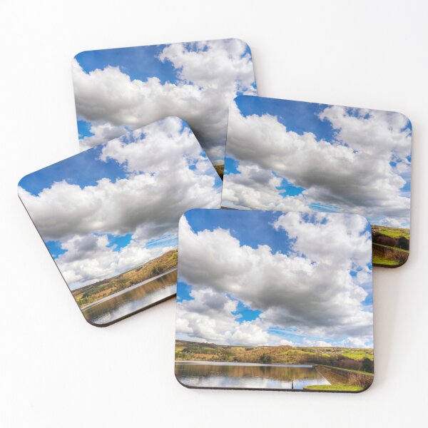 Item preview, Agden reservoir, Bradfield , Sheffield in Spring with beautiful clouds designed and sold by Itsgrimupnorth.