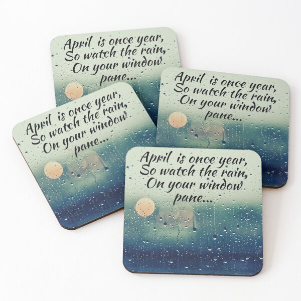 Item preview, Rain flowers may showers rainy day theme gifts (in dark blue) designed and sold by RebelliousRosee.
