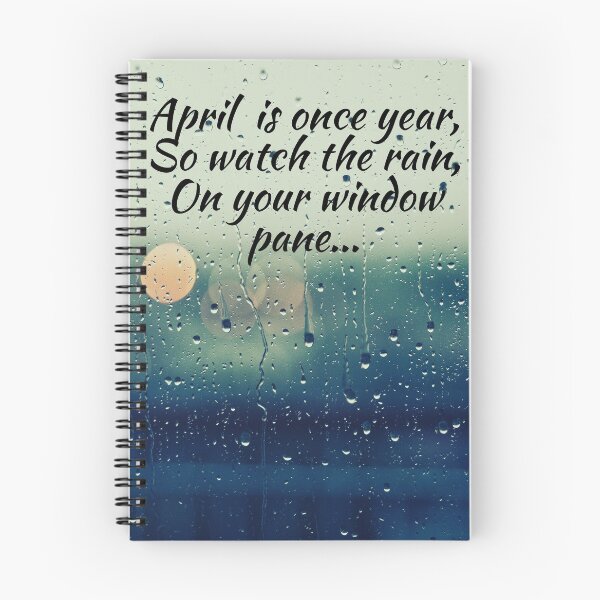 Item preview, Rain flowers may showers rainy day theme gifts (in dark blue) designed and sold by RebelliousRosee.