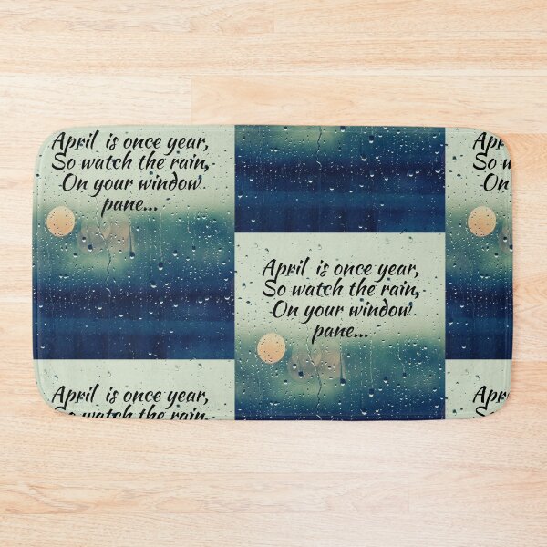 Item preview, Rain flowers may showers rainy day theme gifts (in dark blue) designed and sold by RebelliousRosee.