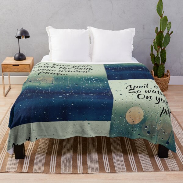 Item preview, Rain flowers may showers rainy day theme gifts (in dark blue) designed and sold by RebelliousRosee.