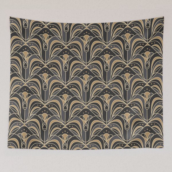Item preview, Art Deco Tile Floral. Bluebell flower designed and sold by lents.