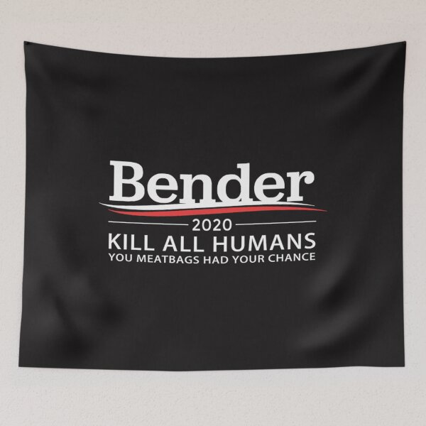 Item preview, Bender 2020 - Kill All Humans T-Shirt designed and sold by chrisdowalker3.