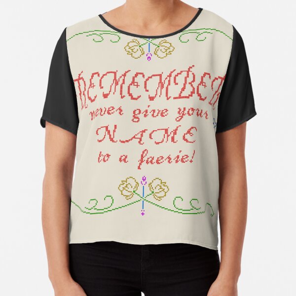 Friendly Reminder Chiffon Top