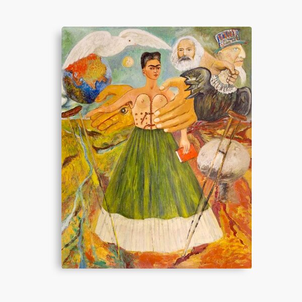Marxism Will Give Health to the Sick by Frida Kahlo Canvas Print