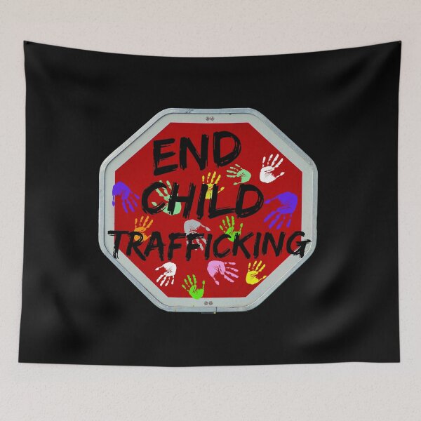Item preview, END CHILD TRAFFICKING designed and sold by WokeWords.