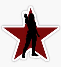 Winter Soldier Silhouette Sticker