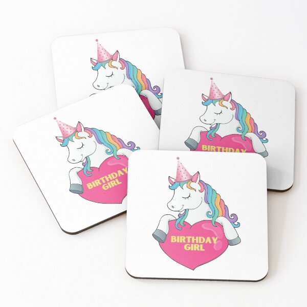 Item preview, Unicorn Birthday Girl Party hat design designed and sold by Imemewell.