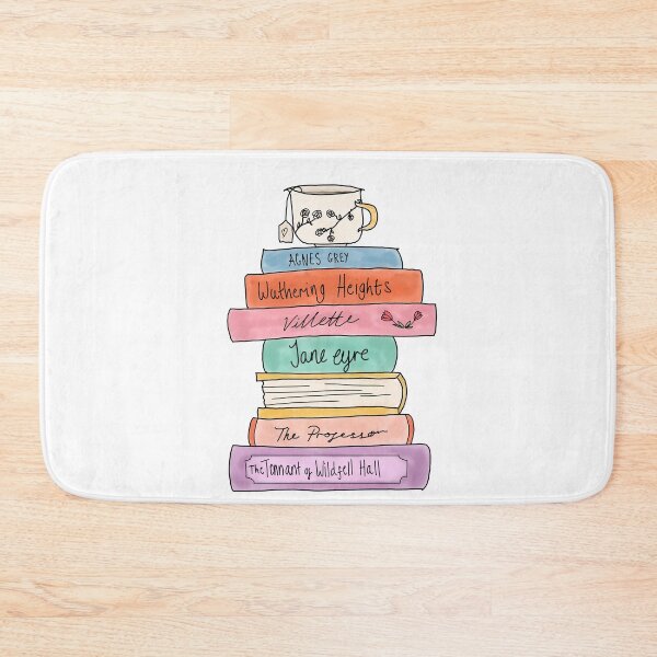 Item preview, Bronte sisters book stack designed and sold by bookloversclub.
