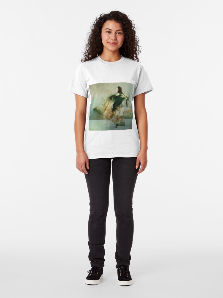 Alternate view of Go for the moon. If you don't get it, you'll still be heading for a star. Classic T-Shirt