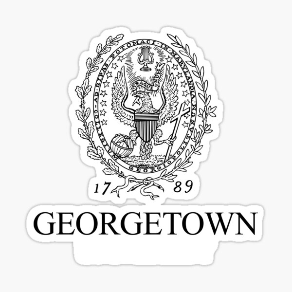Georgetown Hoyas College Logo 1C Vinyl Decal Sticker Car Window Wall 