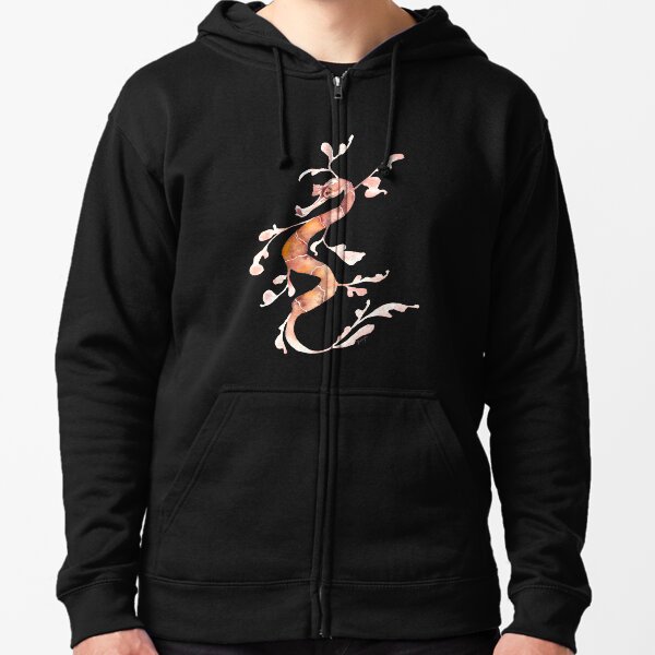 Leafy Sea Dragon Zipped Hoodie