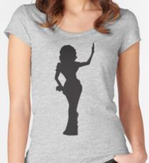 RuPaul Silhouette Women's Fitted Scoop T-Shirt