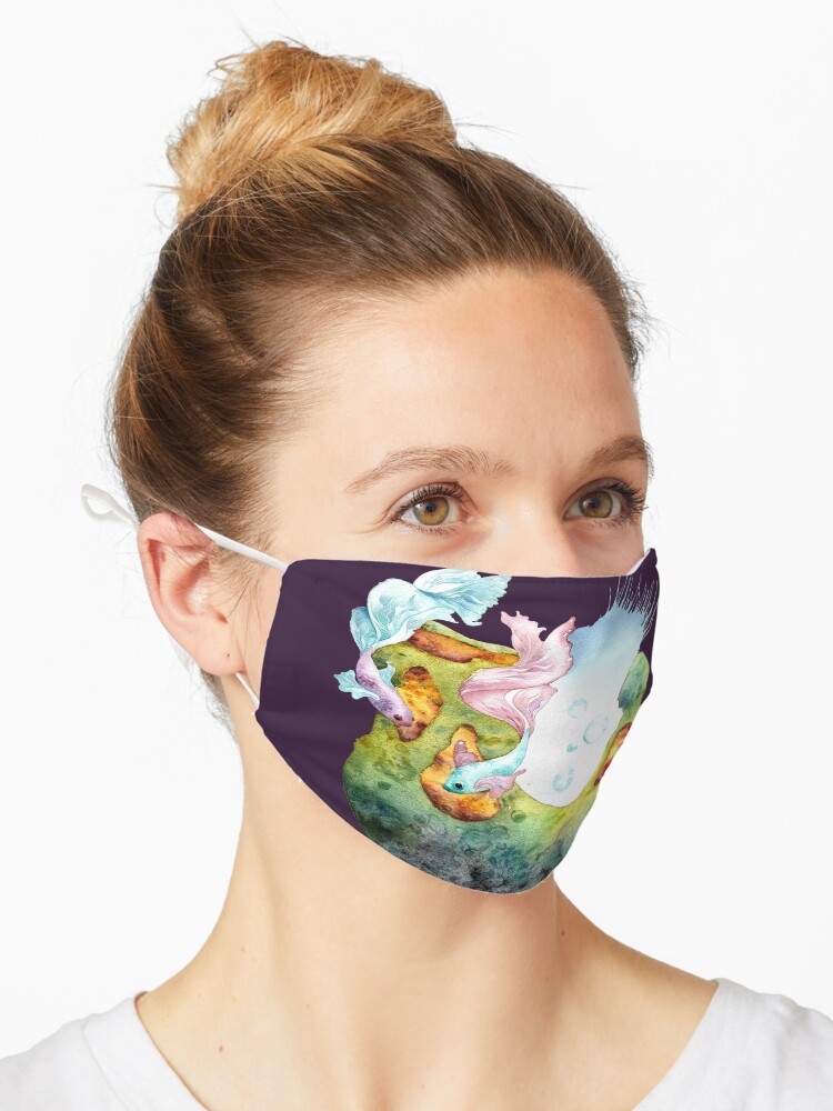 Imagen 1 de 5, Mascarilla con la obra And then there were two..., diseñada y vendida por Mistybosk.