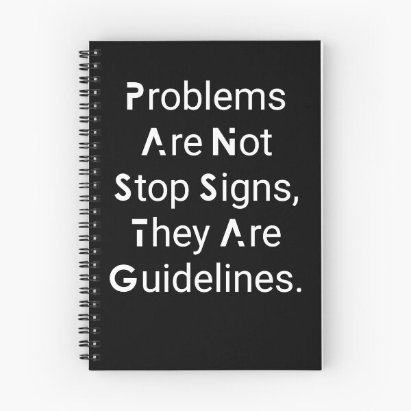Item preview, Motivation Quates-Problems Are Not Stop Signs They Are Guidelines designed and sold by sasijaya.