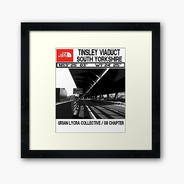 The Real North-Tinsley viaduct  Framed Art Print