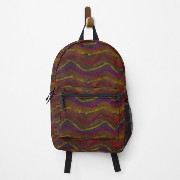Item preview, Wave seamless pattern. Brown red dark seamless background designed and sold by Olgus.
