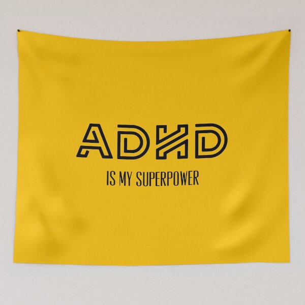 Aperçu de l'œuvre Adhd est ma superpuissance créée et vendue par Fatamimosh.