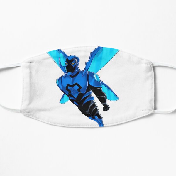 Blue Beetle Design Flat Mask