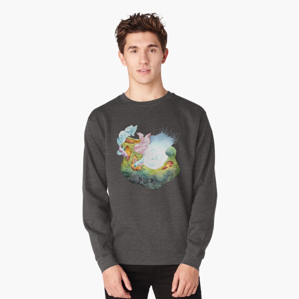 Vista previa del artículo con la obra «Sudadera sin capucha», diseñado y vendido por Mistybosk.