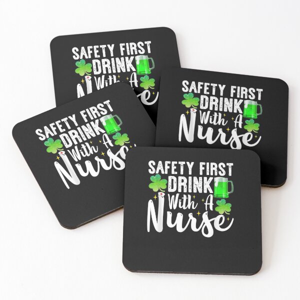Item preview, Safety-First-Drink-With-A-Nurse-Saint-Patrick-s-Day-Nurse designed and sold by kfhe247.