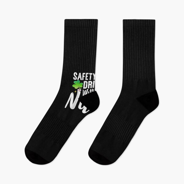 Item preview, Safety-First-Drink-With-A-Nurse-Saint-Patrick-s-Day-Nurse designed and sold by kfhe247.