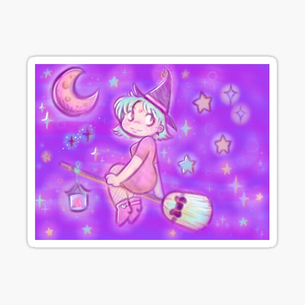 Cute witch Sticker