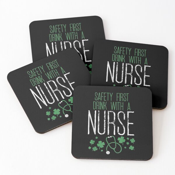Item preview, Safety-First-Drink-With-A-Nurse-Shirt-St-Patricks-Day-Outfit designed and sold by kfhe247.