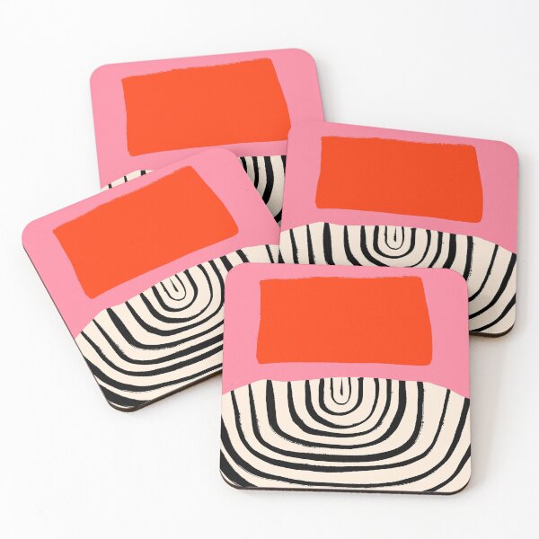 Item preview, Red and Pink Minimalist Design// Modern// Abstract// colorful design  designed and sold by allexieee.