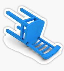 alantutorial - the blue chair Sticker