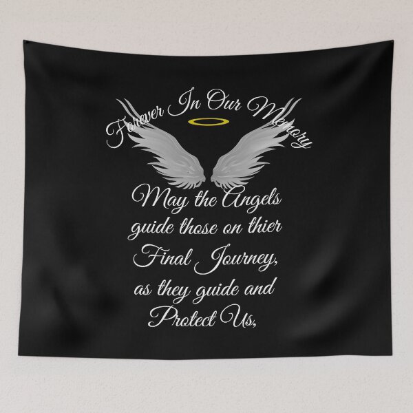 Item preview, Loving Memory Of - Angel guide us on our final journey designed and sold by JandS-In-Memory.
