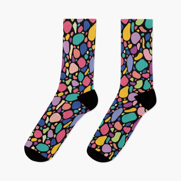 Item preview, Rainbow Terrazzo - LGBT Pride Abstract Pattern (Dark) designed and sold by Mario Patterns.