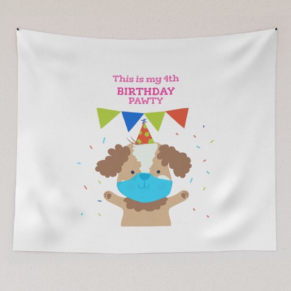 Item preview, This is my 4th Birthday Pawty designed and sold by 30-Merch.