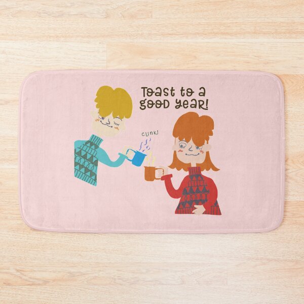 Item preview, Toast to a good year (orange) designed and sold by kiwibluemoon.