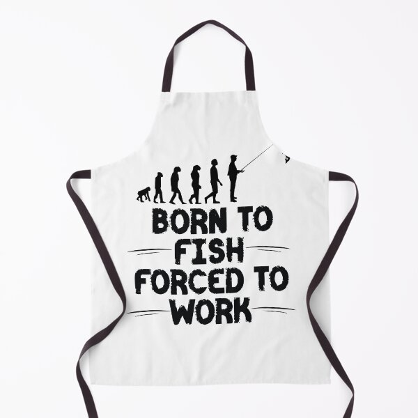 Item preview, Born to Fish Forced to Work - funny gift for fisherman designed and sold by hyggekrog.