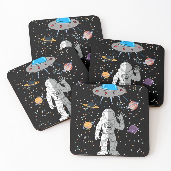 Item preview, Astronaut alien ship graphic designed and sold by TAMBUGH.
