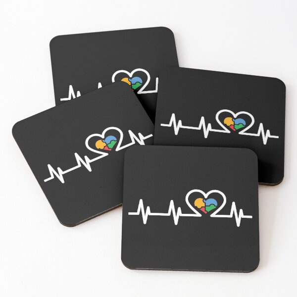 Item preview, Autism Heart Beats Perfect Gift designed and sold by TTFMerch.