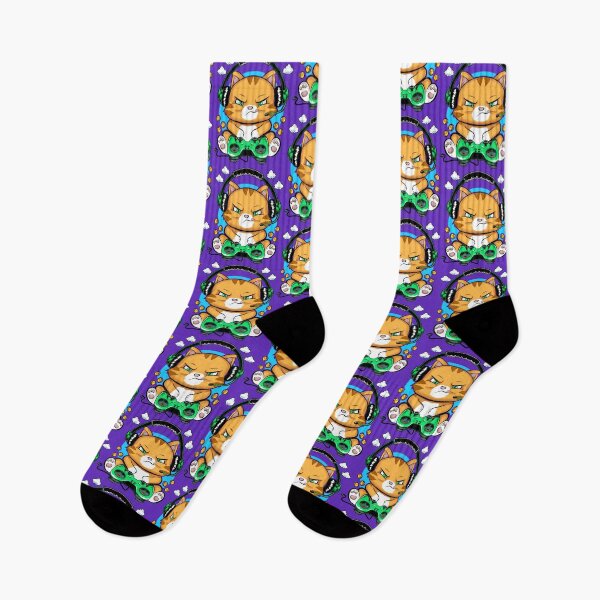 Item preview, gaming cat, cute kitty gamer funny pets designed and sold by V A R G A S S T Y L E.