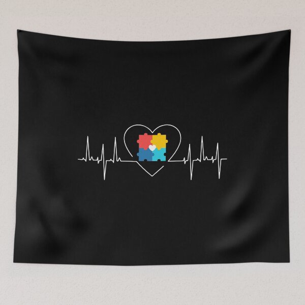 Item preview, Autism Heart Beats Perfect Gift designed and sold by TTFMerch.