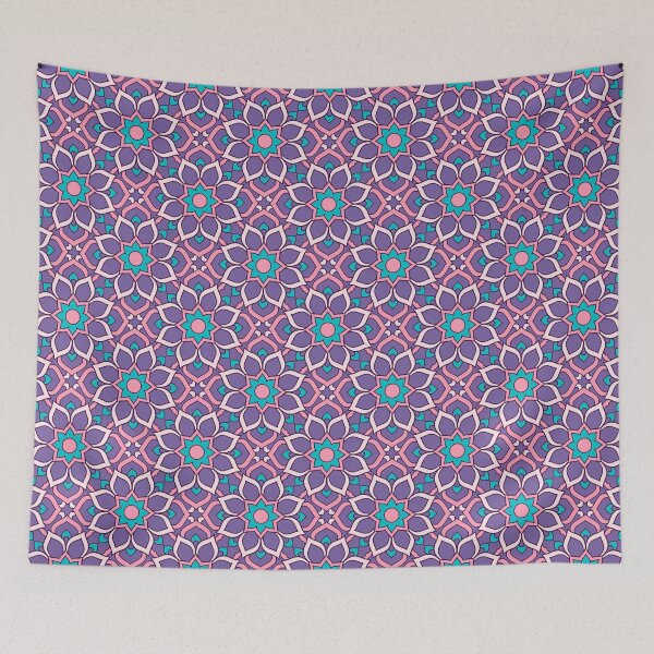 Item preview, Geometric Colourful Psychedelic Ripple Pattern Awesome Art designed and sold by LifeQuotes.