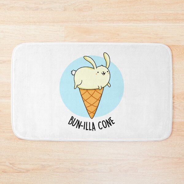 Item preview, Bunnilla Cone Bunny Funny Vanilla Puns  designed and sold by punnybone.
