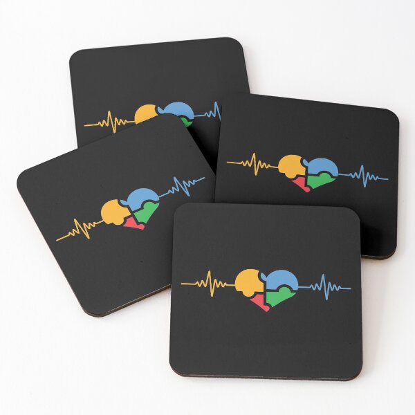 Item preview, Autism Heart Beats Perfect Gift designed and sold by TTFMerch.